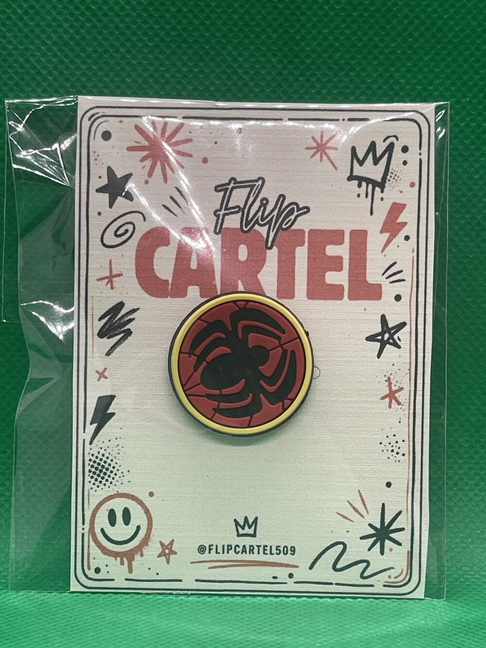 Marvel Spider-Man Shield PVC Rubber Hat Pin Backpack Collectible
